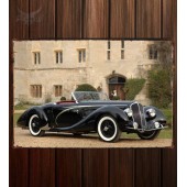 Металлическая табличка Delahaye 135 MS Cabriolet by Figoni & Falaschi